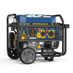 FIRMAN Power Equipment Tri Fuel Portable Generator 7850/6300W Electric Start Gas CO Alert