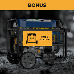 FIRMAN Power Equipment Tri Fuel Portable Generator 7850/6300W Electric Start Gas CO Alert
