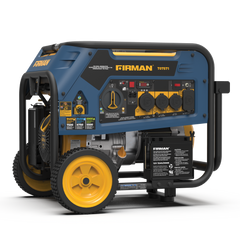 FIRMAN Power Equipment Tri Fuel 7500W Portable Generator Electric Start 120/240V