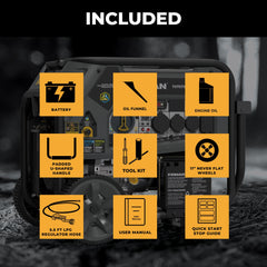 FIRMAN Power Equipment Tri Fuel Portable Generator 9400/7500W Electric Start 120/240V with CO Alert