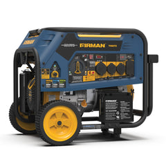 FIRMAN Power Equipment Tri Fuel Portable Generator 10000/8000W Electric Start 120/240V with CO ALERT