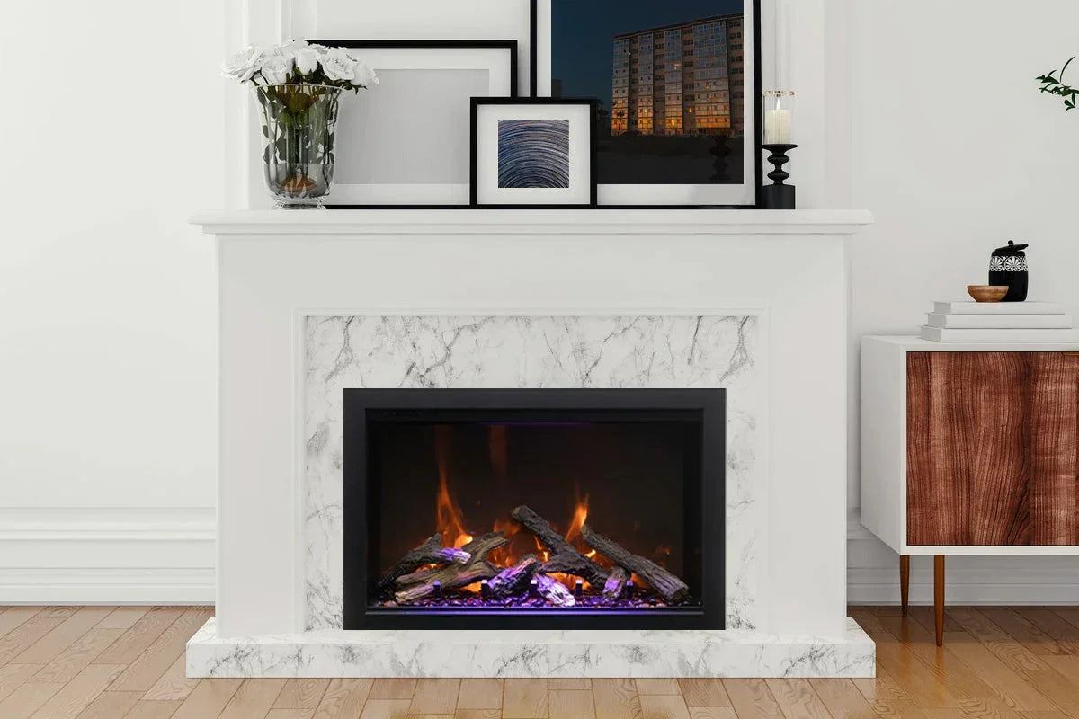 Amantii Traditional Lumina 26-Inch Built-In Indoor/Outdoor Smart Electric Firebox Insert - Green Vista Living