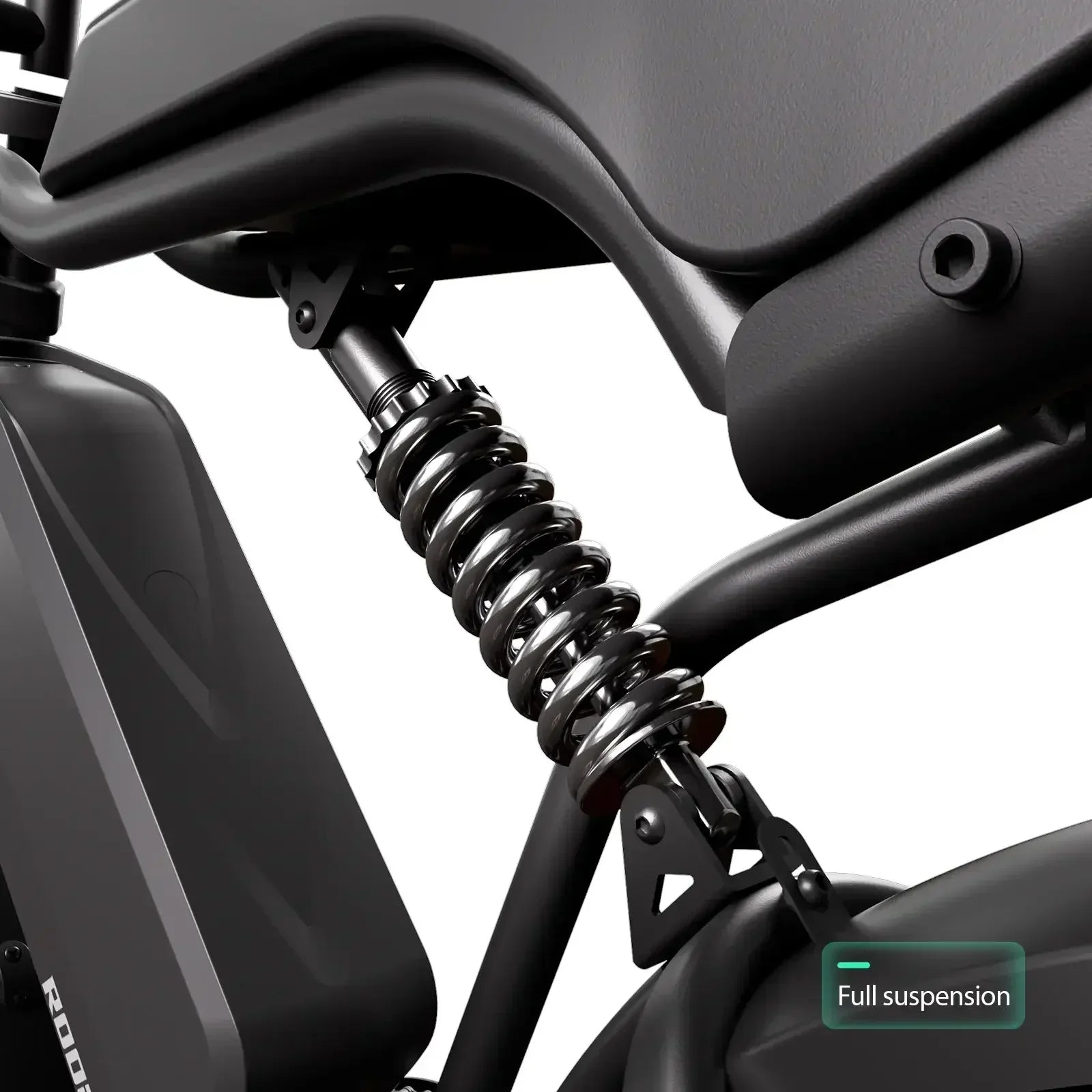 TST R002 20'' 1500W Full Suspension Moped-style Electric Bike - Green Vista Living