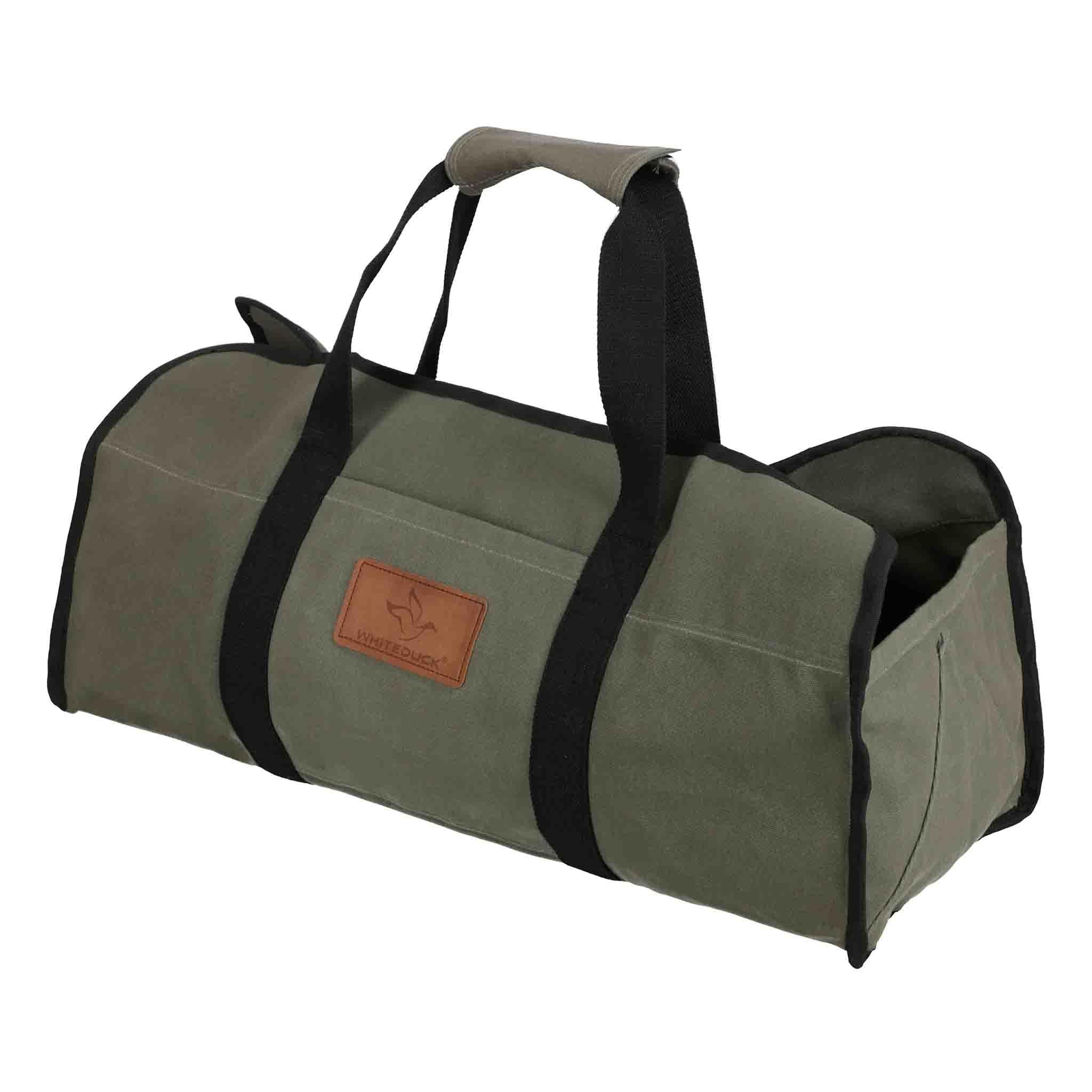 Tote Shape Canvas Firewood Log Carriers - Green Vista Living