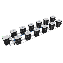 Current Culture H2O RDWC Hydroponic Grow System 2 Row 30" Plant Spacing | UC12XL13