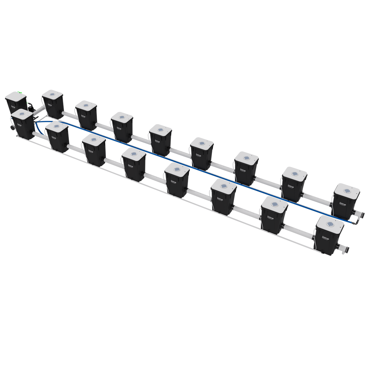 Current Culture H2O RDWC Hydroponic Grow System 2 Row 30" Plant Spacing | UC16XL13