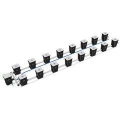 Current Culture H2O RDWC Hydroponic Grow System 2 Row 40" Plant Spacing | UC16XXL13
