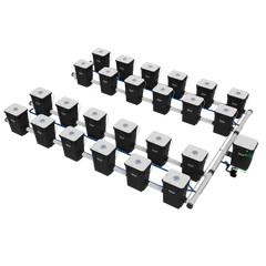 Current Culture H2O RDWC Hydroponic Grow System 4 Row 30" Plant Spacing | UCDB24XL13