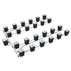 Current Culture H2O RDWC Hydroponic Grow System 4 Row 40" Plant Spacing | UCDB16XXL13