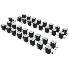 Current Culture H2O RDWC Hydroponic Grow System 4 Row 30" Plant Spacing | UCDB32XL13