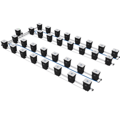 Current Culture H2O RDWC Hydroponic Grow System 4 Row 40" Plant Spacing