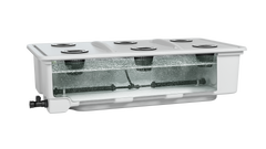 Current Culture H2O Medium-Less Deep Water Culture Hydroponic System 35-Gallon 9 Plant Kit with Liquid Fertilizers & Planting Supplies