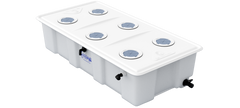Current Culture H2O Medium-Less Deep Water Culture Hydroponic System 35-Gallon 6 Plant Kit with Liquid Fertilizers & Planting Supplies