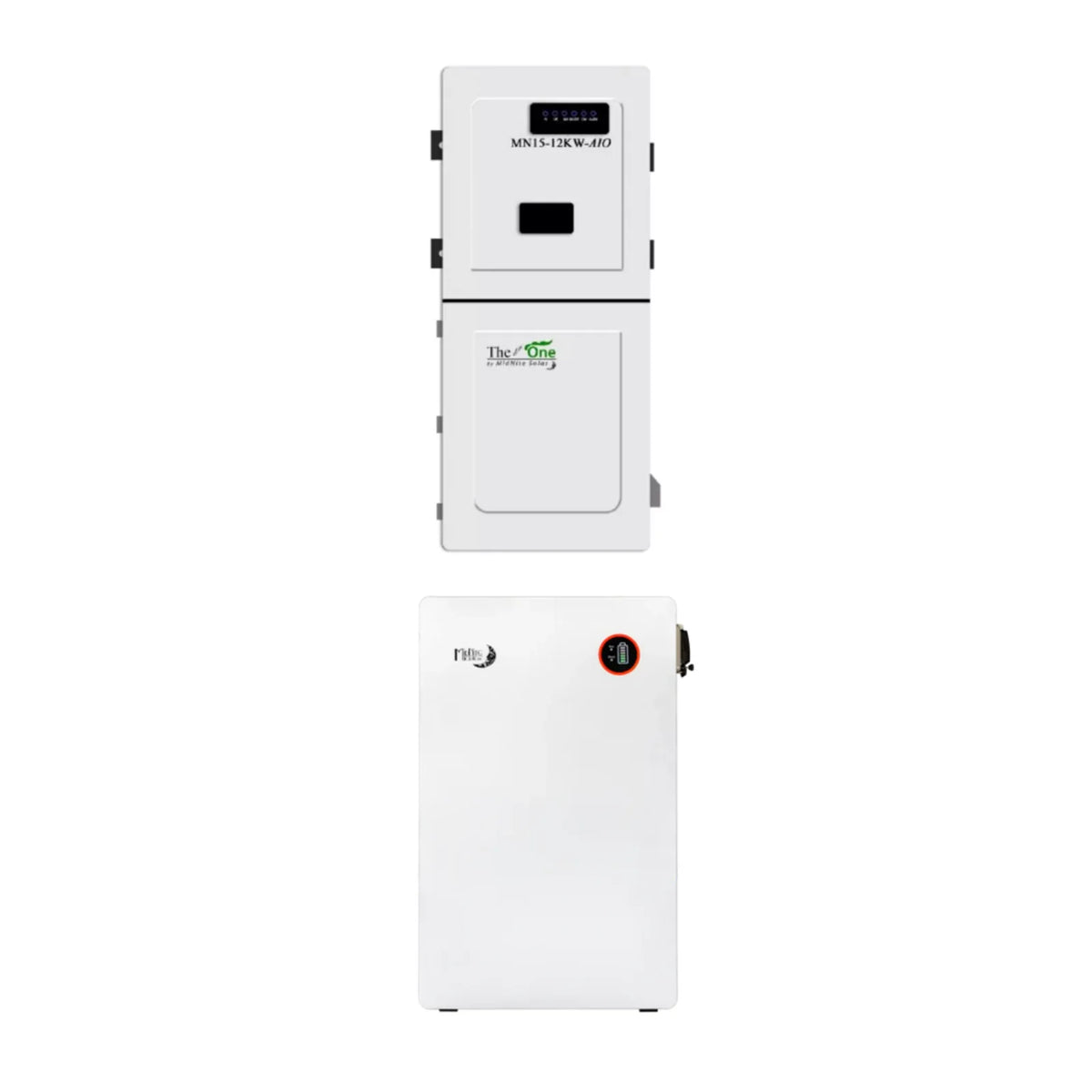 Midnite Power Outdoor Wallmount LiFePO4 Battery + Midnite Power TheOne 15kW PV Input | 51.2v 310Ah 16.1 kWh