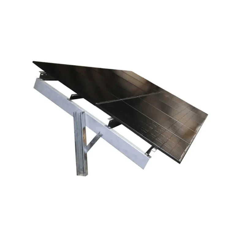 Sinclair SkyRack HD - Ground Mount Solar Rack for 12 / 18 / 24 / 36 or 48 Solar Panels | Made In USA | Engineered / Galvanized Steel | Fixed or Seasonal Tilt Adjust - Green Vista Living