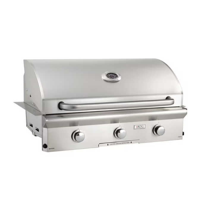 AOG 36" Built-In Stainless Steel Grill, NG  50,000 BTU - AOG36TN