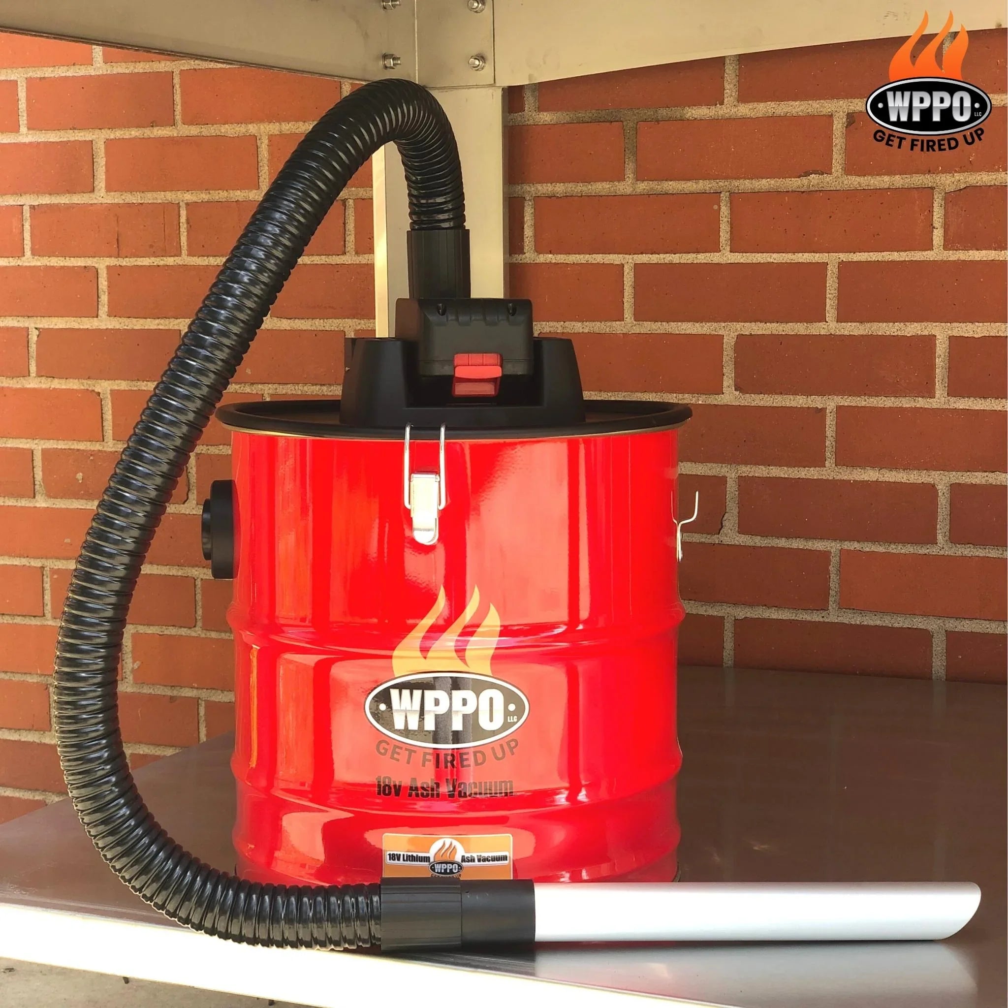 WPPO On Sale - 18V Rechargeable Ash Vacuum With Bonus Value Pack. - Green Vista Living