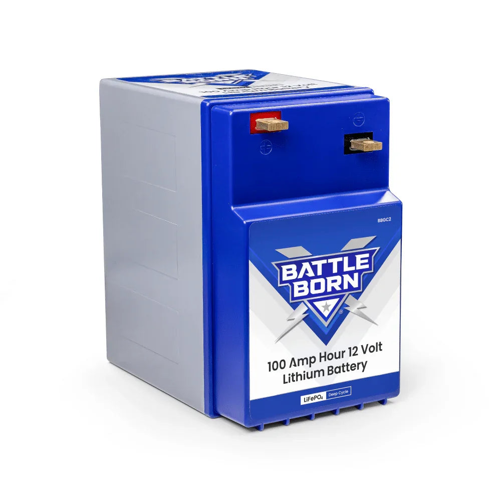 Battle Born 100Ah 12V GC2 LiFePO4 Deep Cycle Battery - Green Vista Living