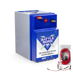 Battle Born 100Ah 12V GC2 LiFePO4 Heated Battery Kit - Green Vista Living