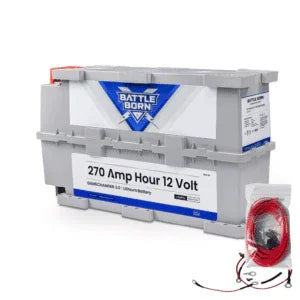 Battle Born 270Ah 12V GC3 Smart LiFePO4 Deep Cycle Battery - Green Vista Living
