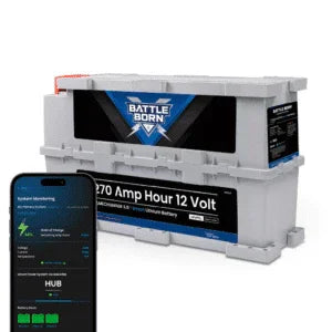 Battle Born 100Ah 12V GC2 Smart LiFePO4 Deep Cycle Battery - Green Vista Living
