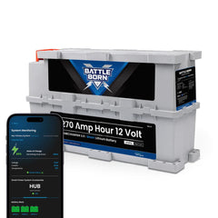 Battle Born 270Ah 12V GC3 Smart LiFePO4 Deep Cycle Battery - Green Vista Living