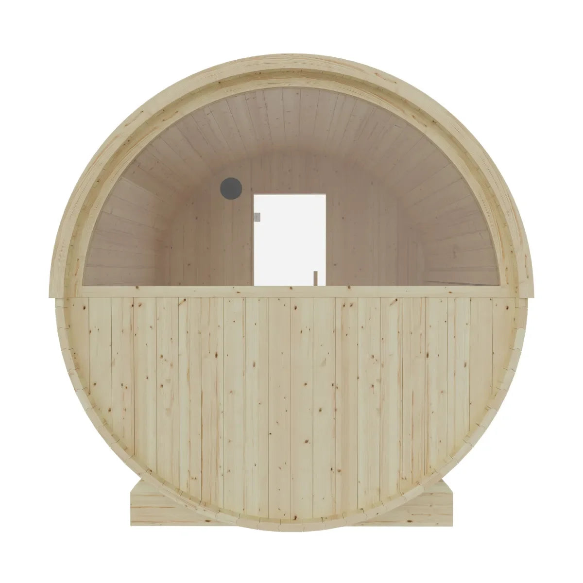 Vassa Finnish Barrel Sauna with WiFi Heater - Finnish Sauna Builders Finnish Sauna Builders
