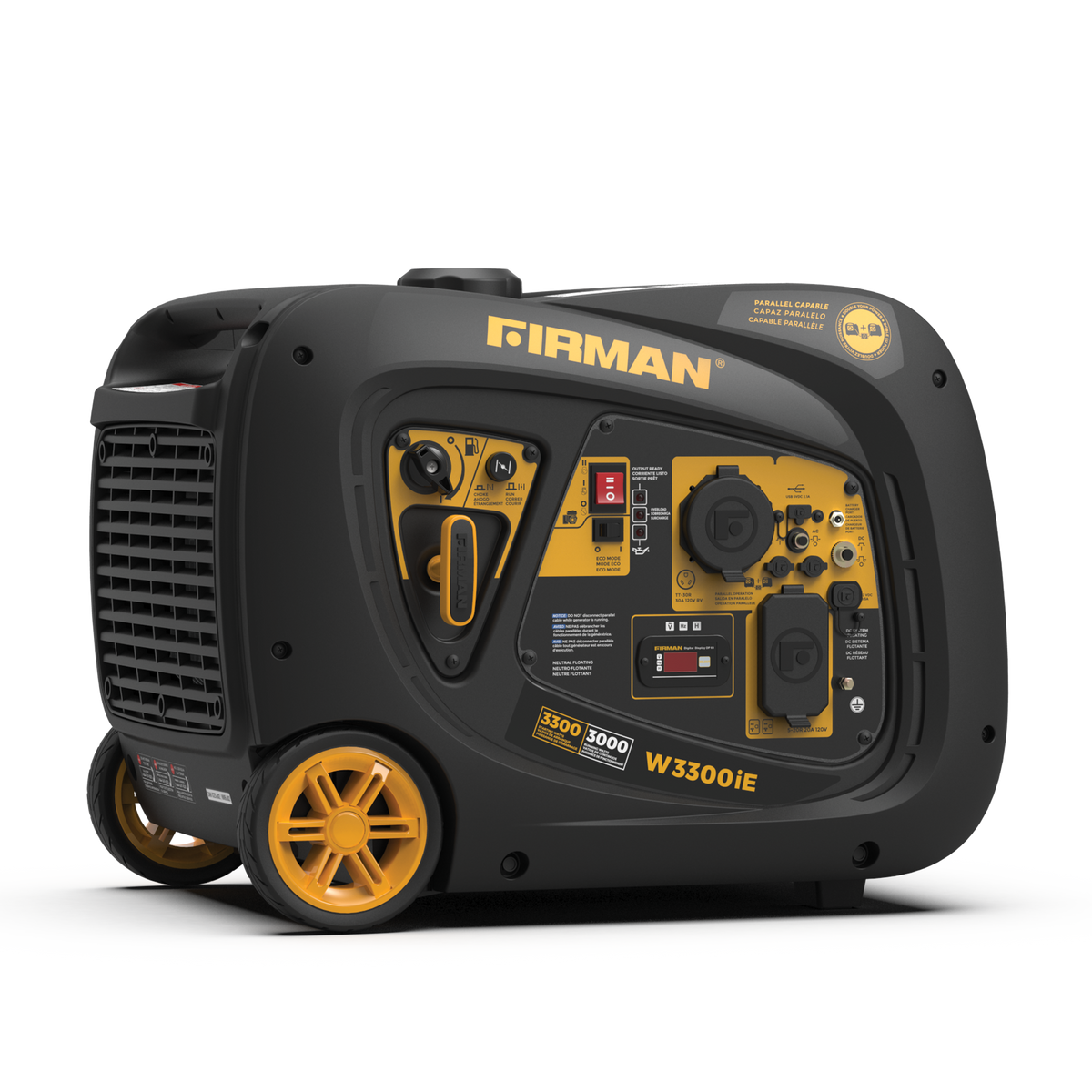 FIRMAN Power Equipment Inverter Portable Generator 3300/3000W Electric Start