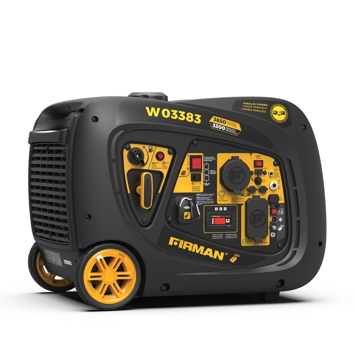 FIRMAN Power Equipment Inverter Portable Generator 3650W Remote Start
