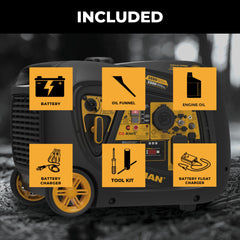 FIRMAN Power Equipment Inverter Portable Generator 3650/3300W WITH CO ALERT