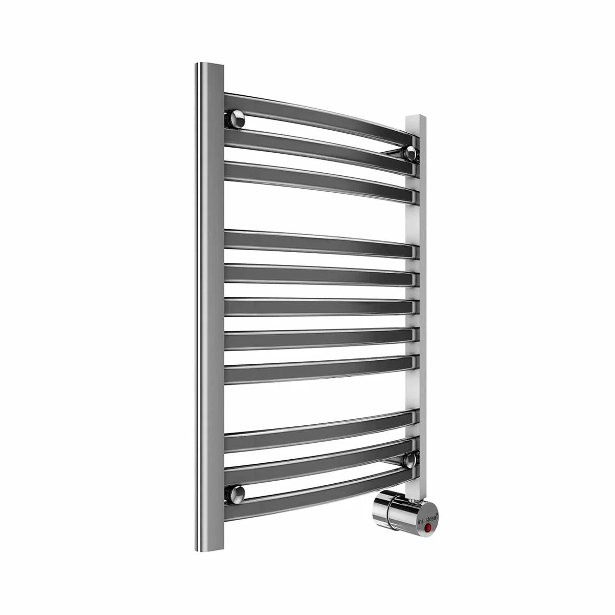 Mr.Steam Broadway 28 in. W. Towel Warmer with Digital Timer in Polished Chrome