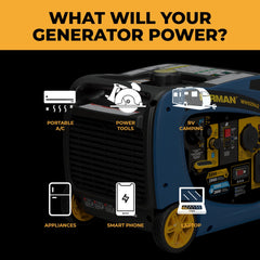 FIRMAN Power Equipment Refurbished Dual Fuel Inverter 3200/2900W Electric Start