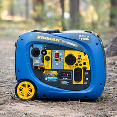 FIRMAN Power Equipment Dual Fuel Inverter Portable Generator 3300W Electric Start