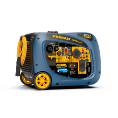 FIRMAN Power Equipment Dual Fuel Inverter Portable Generator 4000/3200W Electric Start with CO ALERT