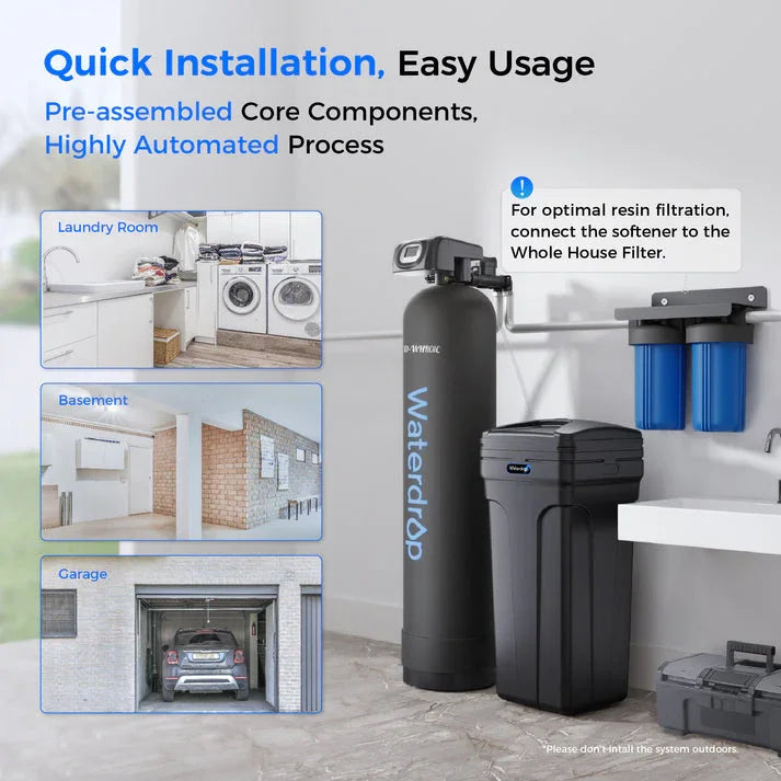 Waterdrop WHR01 Water Softener System - Green Vista Living