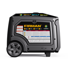 FIRMAN Power Equipment Tri Fuel Inverter Portable Generator 7500/6000W Electric Start 120/240V Parallel Ready CO Alert