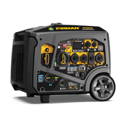 FIRMAN Power Equipment Tri-Fuel Inverter Portable Generator 7850/6300W Electric Start 120/240V Parallel Ready with CO Alert