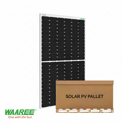 Waaree 540W Pallet of Bifacial Solar Panels | 31 Panels
