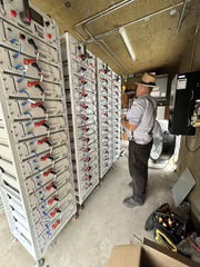 Liniotech 61.44kWh Commercial High Voltage Battery | Liniotech UL9540 LiFePO4 Energy Storage System | Sol-Ark 60K 480V & 30K 208V