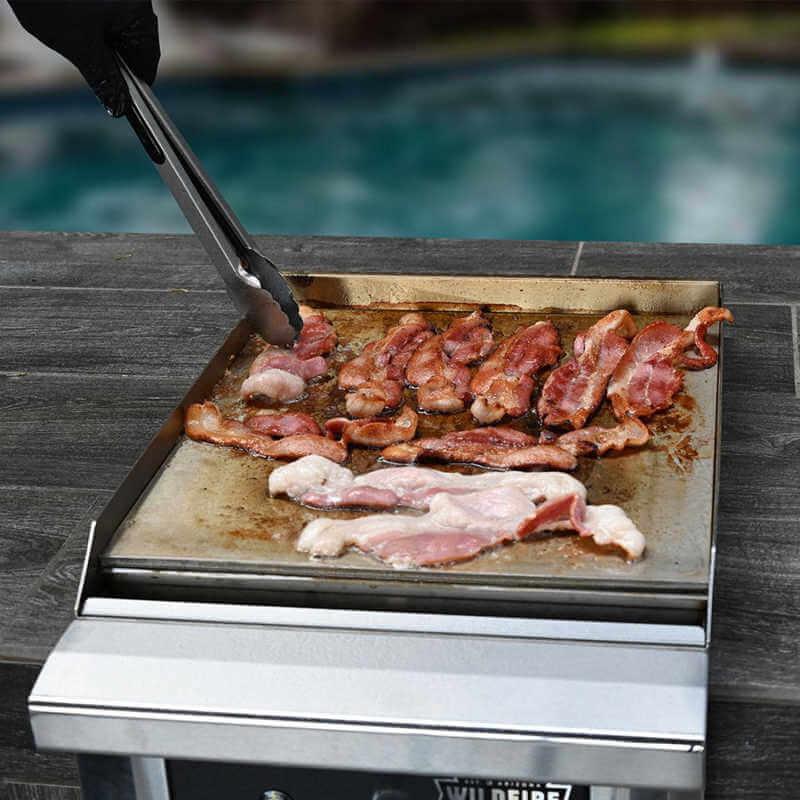 Wildfire Ranch Pro 15 Inch Black Stainless Steel Built-In Gas Griddle - Green Vista Living