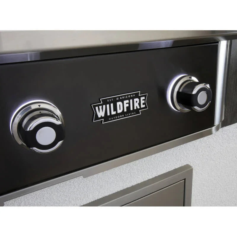 Wildfire Ranch Pro 30 Inch Black Stainless Steel Freestanding Gas Griddle - Green Vista Living