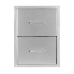 Wildfire 16 X 22 304 SS Double Drawer - WFDDW1622-SS - Green Vista Living