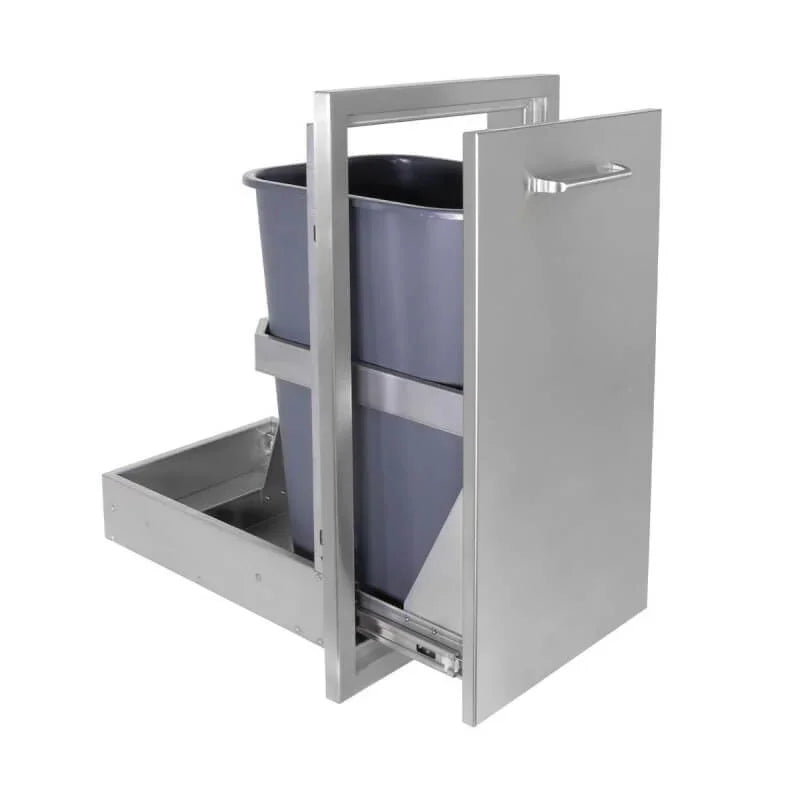 Wildfire 14 X 26 304 SS Pull Out Trash Drawer - WFTRDW1426-SS - Green Vista Living