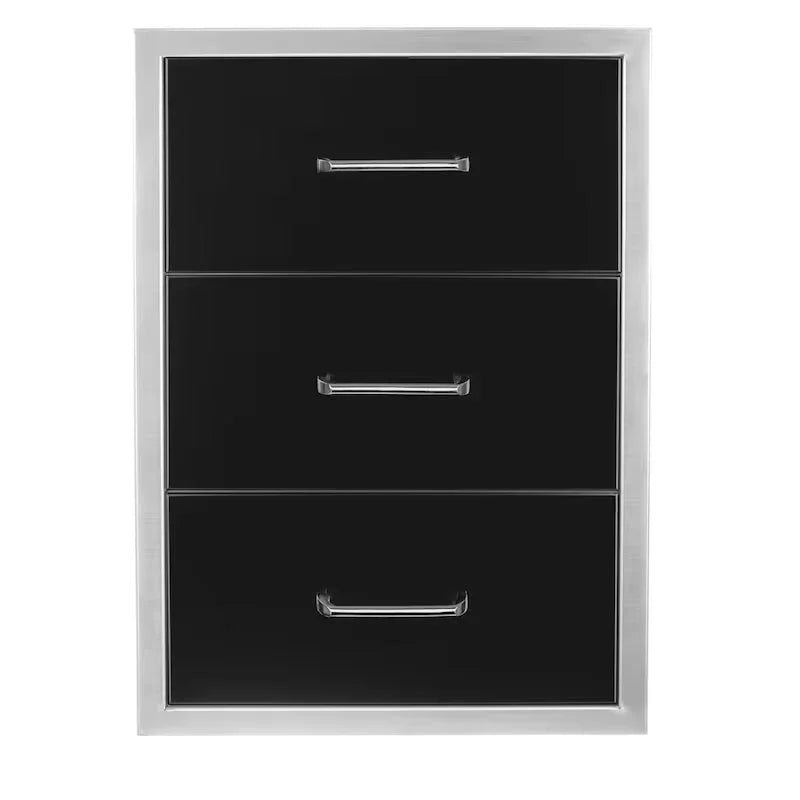 Wildfire 19 X 26 Inch Ranch Triple Drawer - WF-TDW1926-BSS - Green Vista Living