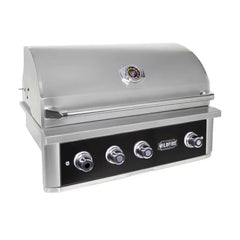 Wildfire Ranch Pro 36 Inch Black 304 Stainless Steel Freestanding Gas Grill - Green Vista Living