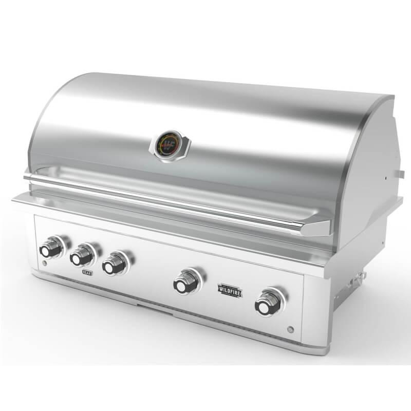 Wildfire Ranch Pro 42 Inch 304 Stainless Steel Built In Gas Grill - Green Vista Living