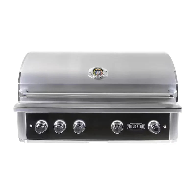 Wildfire Ranch Pro 42 Inch Black 304 Stainless Steel Freestanding Gas Grill - Green Vista Living