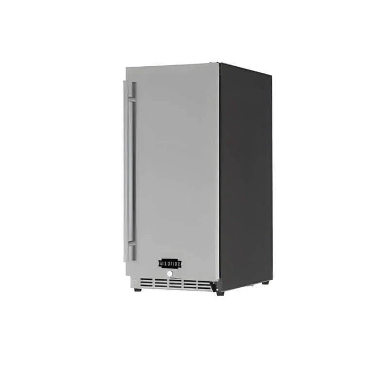 Wildfire 15 Inch 3.2 Cu. Ft. Stainless Steel Outdoor Refrigerator - WFR-15 - Green Vista Living