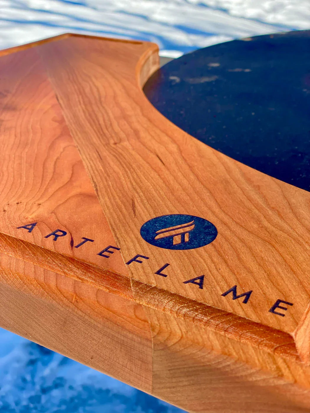 Custom Cherry Wood Cutting Block for 30" Arteflame Grills - Enhance Your Cooking - Green Vista Living