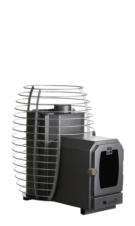 Huum HIVE Wood 17S, 17.0kW Wood-Fired Sauna Stove w/ Firebox Extension